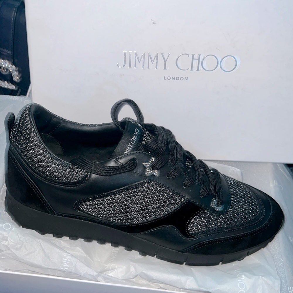 Jimmy Choo sneakers !! Sparky black size 41 brand new in box never worn
